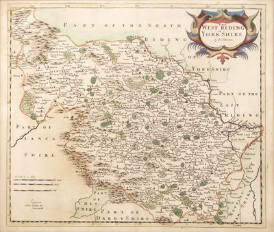 Lot 529 - John Speed, “Yorkshire”,engraving, Sudbury and...