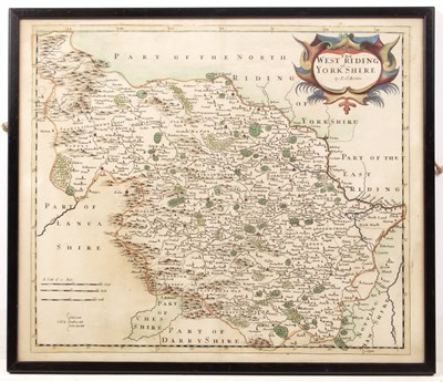 Lot 529 - John Speed, “Yorkshire”,engraving, Sudbury and...