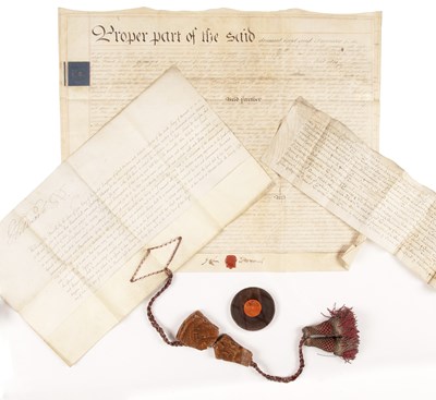 Lot 574 - A George IV two page manuscript agricultural...