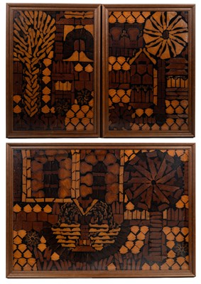 Lot 1151 - A set of three woodchip pictures