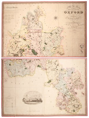Lot 578 - BRYANT (ANDREW) 'Map of the County of Oxford...