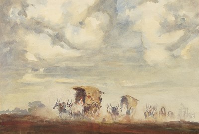 Lot 130 - G.D. Paulraj (Indian, 1914-1979) watercolour...