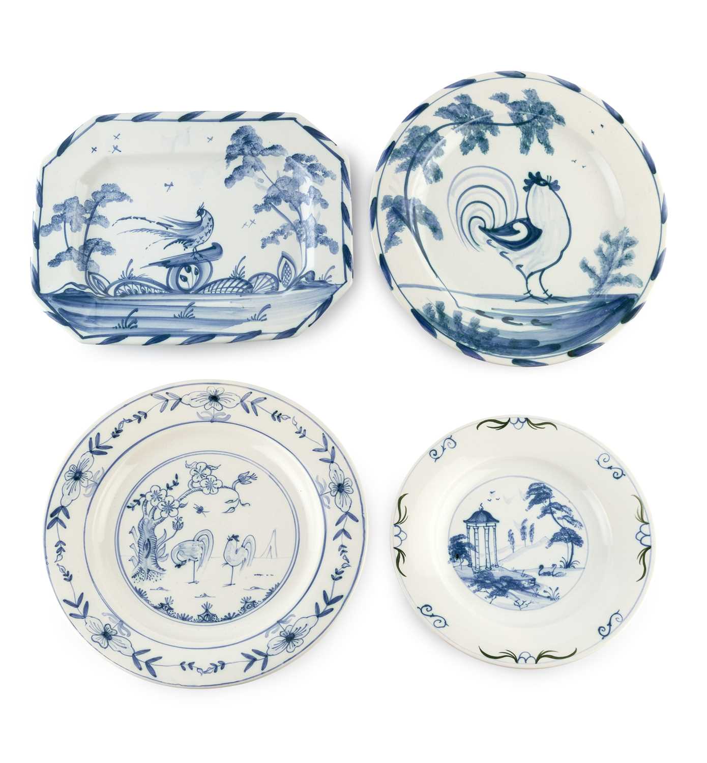Lot 791 - Deborah Sears at Isis Pottery Eight plates...