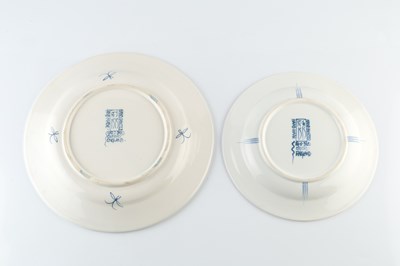 Lot 791 - Deborah Sears at Isis Pottery Eight plates...