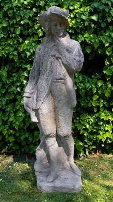 Lot A late 19th/early 20th century cast composite statue