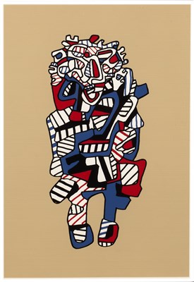 Lot 211 - Jean Dubuffet (1901-1985) Exaltador; and...