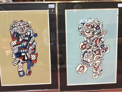 Lot 211 - Jean Dubuffet (1901-1985) Exaltador; and...