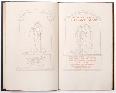Lot 644 - GOLDEN COCKEREL PRESS 'GREEK ANTHOLOGY' 'A...