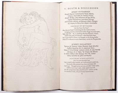 Lot 644 - GOLDEN COCKEREL PRESS 'GREEK ANTHOLOGY' 'A...