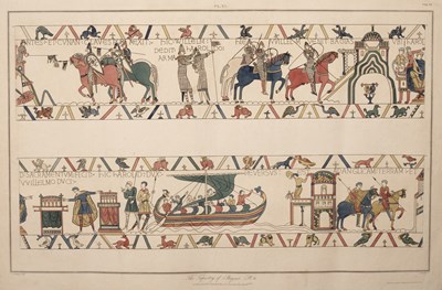 Lot 701 - Bayeux Tapestry, Basire (J.) Ten sheets (only...