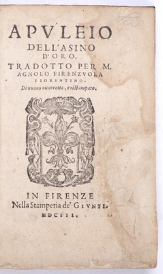 Lot 664 - BORGHESE (D.Paolo) 'Lettres del Sig. Diomede...