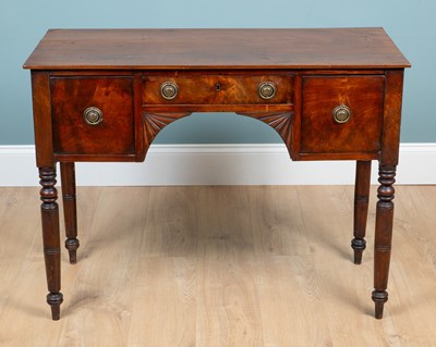 Lot 419 - A George IV mahogany dressing table