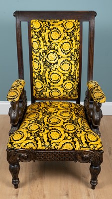 Lot 108 - A Versace armchair