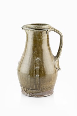 Lot 656 - Phil Rogers (1951-2020) Jug ash glaze with...