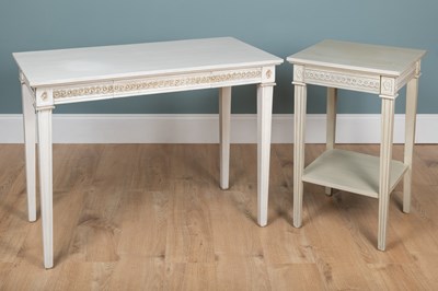 Lot 269 - A console table and a further occasional table