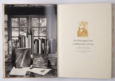 Lot 673 - Whittington Press - David Butcher (Compiler) A...
