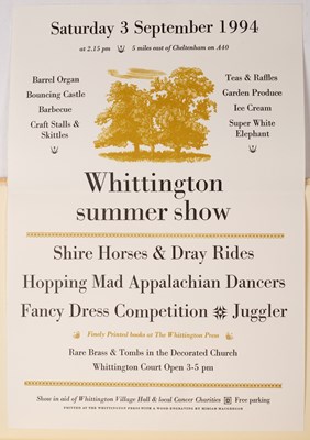 Lot 673 - Whittington Press - David Butcher (Compiler) A...