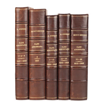 Lot 598 - STEVENS (Henry) Son & Stiles, 'Rare Americana'...