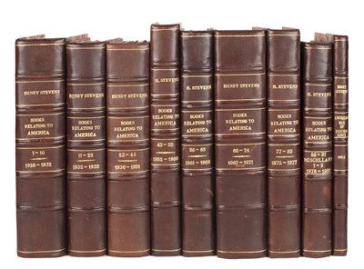 Lot 599 - STEVENS (Henry) Son & Stiles Catalogue of...