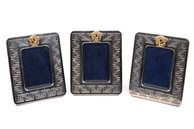 Lot 116 - Three Gianni Versace silver photograph frames