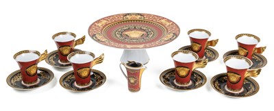 Lot 118 - A Rosenthal for Versace Medusa part coffee service