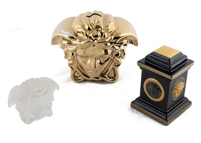 Lot 124 - A collection of Rosenthal for Versace desk ornaments