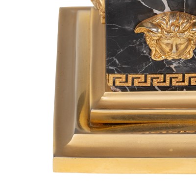 Lot 125 - A Versace table lamp and matching shade