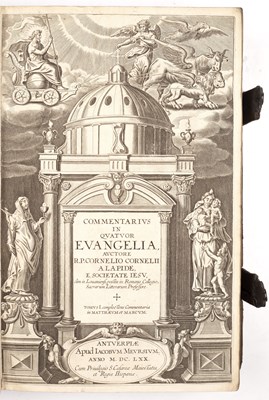 Lot 546 - LAPIDE (CORNELIUS, CORNELLI. A) Commentaria in...