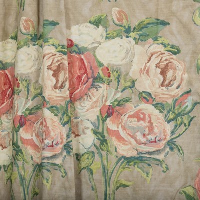 Lot 1283 - Two pairs of linen Kaffe Fassett for Designers Guild curtains