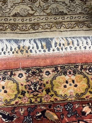 Lot 160 - An early 20th century hand-woven Kerman carpet