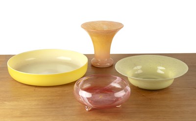Lot 382 - Collection of glass Comprising: an attributed...