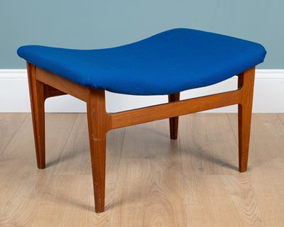 Lot 214 - A France & Son Danish teak dressing table stool