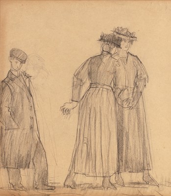Lot 155 - Henry Lamb (1883-1960) Two Women and a Boy...