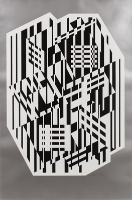 Lot 226 - Victor Vasarely (1908-1997) Flute signed in...