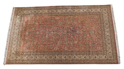 Lot 1295 - A late 20th century Tabriz carpet