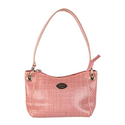 Lot 327 - A Heyraud ladies' shoulder bag in pink patent...
