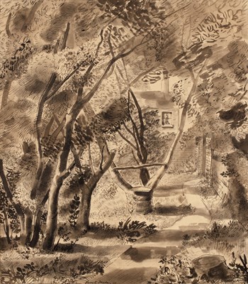 Lot 143 - Barnett Freedman (1901-1958) The Garden Path,...