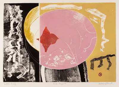 Lot 99 - Alistair Grant (1925-1997) Pink Figure etching...