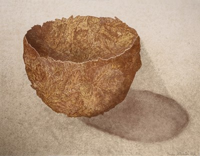 Lot 420 - Tricia Stanton (20th Century) Leaf Bowl, 1982...