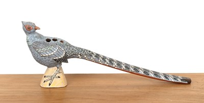 Lot 318 - Neil Ions (b.1949) Studio pottery ocarina,...