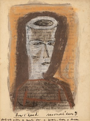 Lot 148 - Michael Rees (b.1962) 'Bowl head' mixed media...