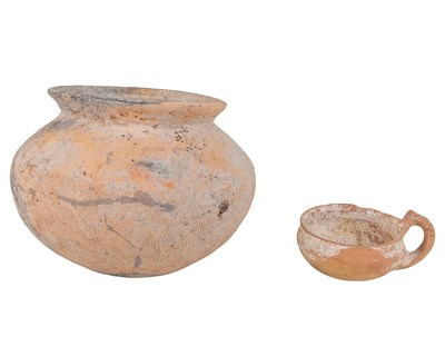 Lot 1085 - Two pottery vessels