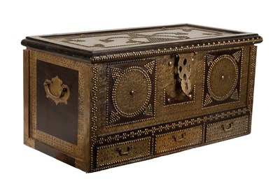 Lot 1212 - A 20th century Zanzibar chest