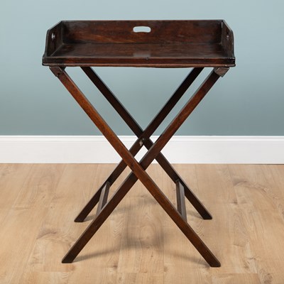 Lot 497 - A 19th century mahogany Butler's tray