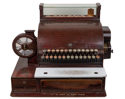Lot 1039 - An English 20th century cash register