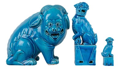 Lot 209 - Three Chinese creatures