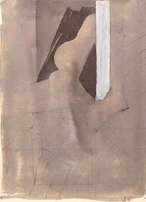 Lot 62 - Adrian Heath (1920-1992) Two untitled abstract...