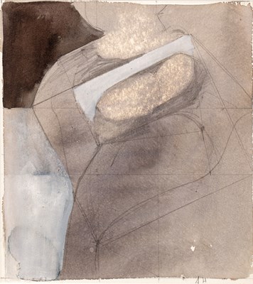 Lot 62 - Adrian Heath (1920-1992) Two untitled abstract...