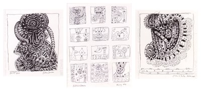 Lot 388 - Alan Davie (1920-2014) Three untitled studies,...