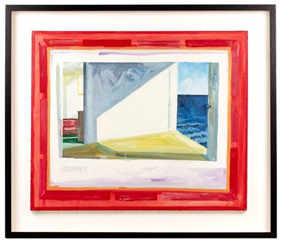 Lot 348 - Mark Lancaster (1938-2011) Hopper oil on...